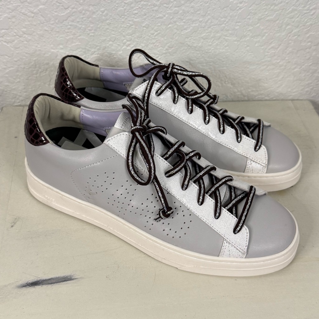 New P448 Jack Perforated Sneaker In Pastel Lilac Preppy Casual Luxury
